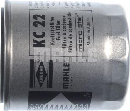 MAHLE KC 22 - Kraftstofffilter alexcarstop-ersatzteile.com