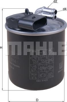 MAHLE KL 914 - Kraftstofffilter alexcarstop-ersatzteile.com