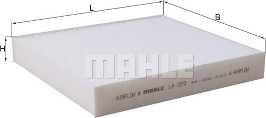 MAHLE LA 1573 - Filter, Innenraumluft alexcarstop-ersatzteile.com