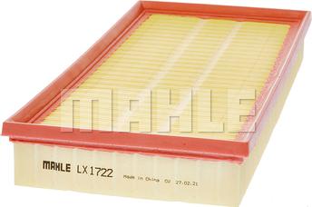 MAHLE LX 1722 - Luftfilter alexcarstop-ersatzteile.com