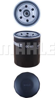 MAHLE OC 495 - Ölfilter alexcarstop-ersatzteile.com