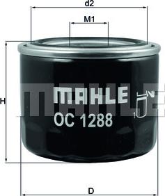 MAHLE OC 1288 - Ölfilter alexcarstop-ersatzteile.com