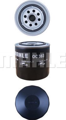 MAHLE OC 383 - Ölfilter alexcarstop-ersatzteile.com