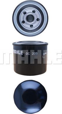 MAHLE OC 205 - Ölfilter alexcarstop-ersatzteile.com