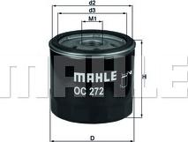 MAHLE OC 272 - Ölfilter alexcarstop-ersatzteile.com