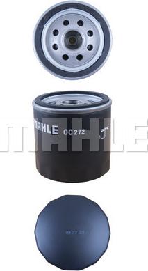 MAHLE OC 272 - Ölfilter alexcarstop-ersatzteile.com