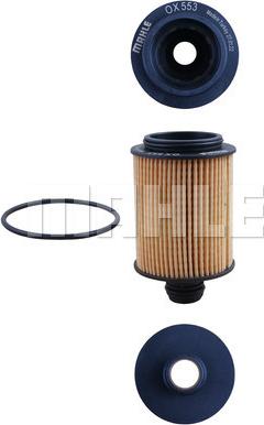 MAHLE OX 553D - Ölfilter alexcarstop-ersatzteile.com