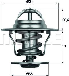 MAHLE TX 15 84D - Thermostat, Kühlmittel alexcarstop-ersatzteile.com