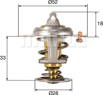 MAHLE TX 327 92D - Thermostat, Kühlmittel alexcarstop-ersatzteile.com