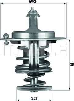 MAHLE TX 71 82D - Thermostat, Kühlmittel alexcarstop-ersatzteile.com