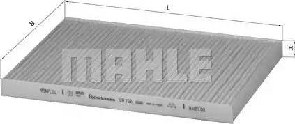 MAHLE LA 126 - Filter, Innenraumluft alexcarstop-ersatzteile.com