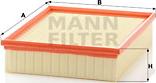 Mann-Filter C 26 168/2 - Luftfilter alexcarstop-ersatzteile.com