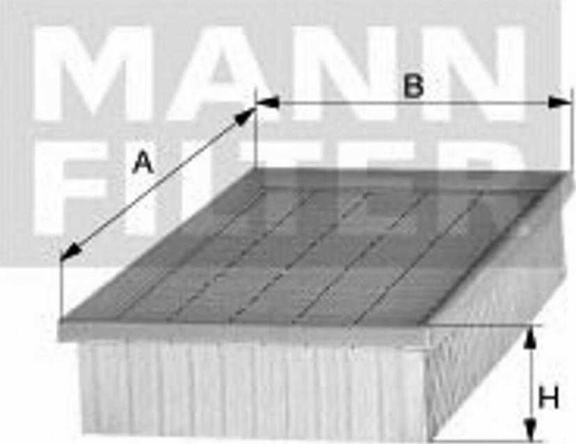 Mann-Filter C 2860/2 - Luftfilter alexcarstop-ersatzteile.com