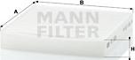 Mann-Filter CU 1835 - Filter, Innenraumluft alexcarstop-ersatzteile.com