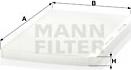 Mann-Filter CU 3455 - Filter, Innenraumluft alexcarstop-ersatzteile.com