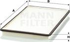 Mann-Filter CU 3032 - Filter, Innenraumluft alexcarstop-ersatzteile.com