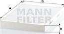 Mann-Filter CU 3037 - Filter, Innenraumluft alexcarstop-ersatzteile.com