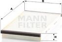 Mann-Filter CU 3020 - Filter, Innenraumluft alexcarstop-ersatzteile.com