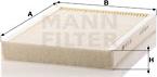 Mann-Filter CU 31 001 - Filter, Innenraumluft alexcarstop-ersatzteile.com