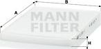 Mann-Filter CU 2951/1 - Filter, Innenraumluft alexcarstop-ersatzteile.com