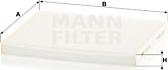 Mann-Filter CU 24 004 - Filter, Innenraumluft alexcarstop-ersatzteile.com