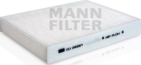 Mann-Filter CU 2433/1 - Filter, Innenraumluft alexcarstop-ersatzteile.com