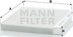 Mann-Filter CU 2422 - Filter, Innenraumluft alexcarstop-ersatzteile.com