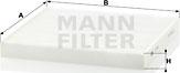 Mann-Filter CU 2544 - Filter, Innenraumluft alexcarstop-ersatzteile.com