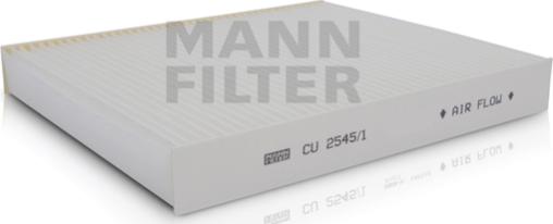 Mann-Filter CU 2545/1 - Filter, Innenraumluft alexcarstop-ersatzteile.com