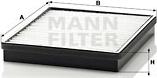 Mann-Filter CU 2520 - Filter, Innenraumluft alexcarstop-ersatzteile.com