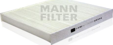 Mann-Filter CU 26 009/1 - Filter, Innenraumluft alexcarstop-ersatzteile.com