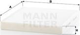 Mann-Filter CU 26 009 - Filter, Innenraumluft alexcarstop-ersatzteile.com