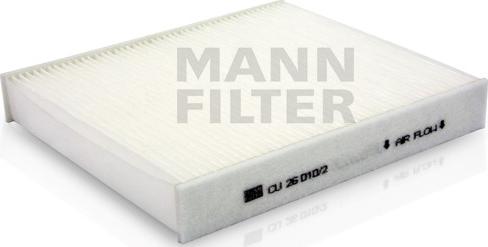 Mann-Filter CU 26 010/2 - Filter, Innenraumluft alexcarstop-ersatzteile.com