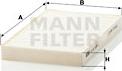 Mann-Filter CU 20 005-2 - Filter, Innenraumluft alexcarstop-ersatzteile.com