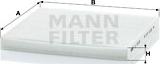 Mann-Filter CU 2035 - Filter, Innenraumluft alexcarstop-ersatzteile.com