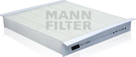 Mann-Filter CU 2143/1 - Filter, Innenraumluft alexcarstop-ersatzteile.com