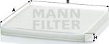 Mann-Filter CU 2131 - Filter, Innenraumluft alexcarstop-ersatzteile.com