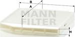 Mann-Filter CU 2855/1 - Filter, Innenraumluft alexcarstop-ersatzteile.com