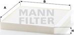 Mann-Filter CU 2356 - Filter, Innenraumluft alexcarstop-ersatzteile.com