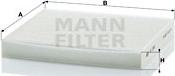 Mann-Filter CU 2362 - Filter, Innenraumluft alexcarstop-ersatzteile.com