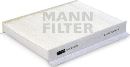 Mann-Filter CU 2335/1 - Filter, Innenraumluft alexcarstop-ersatzteile.com