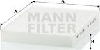 Mann-Filter CU 2335 - Filter, Innenraumluft alexcarstop-ersatzteile.com