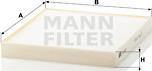 Mann-Filter CU 2227 - Filter, Innenraumluft alexcarstop-ersatzteile.com