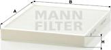 Mann-Filter CU 2757 - Filter, Innenraumluft alexcarstop-ersatzteile.com