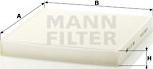 Mann-Filter CU 27 008 - Filter, Innenraumluft alexcarstop-ersatzteile.com