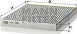 Mann-Filter CUK 1936 - Filter, Innenraumluft alexcarstop-ersatzteile.com