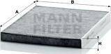 Mann-Filter CUK 2436 - Filter, Innenraumluft alexcarstop-ersatzteile.com