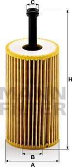 Mann-Filter HU 612 x - Ölfilter alexcarstop-ersatzteile.com