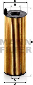 Mann-Filter HU 8003 x - Ölfilter alexcarstop-ersatzteile.com