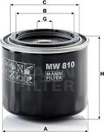 Mann-Filter MW 810 - Ölfilter alexcarstop-ersatzteile.com